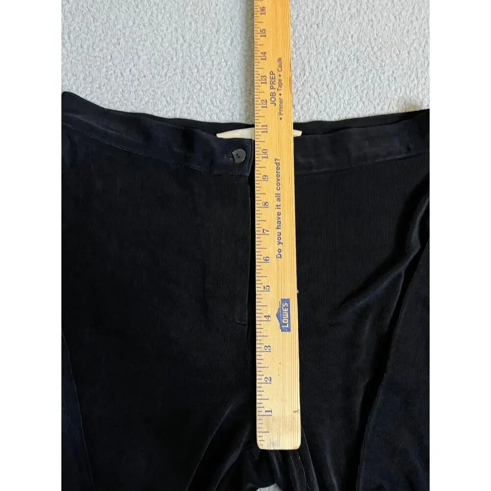 Chicos Traveler Pants Medium Short 1.5 Zip Up Ankle Slinky Stretch High Rise - Picture 10 of 13